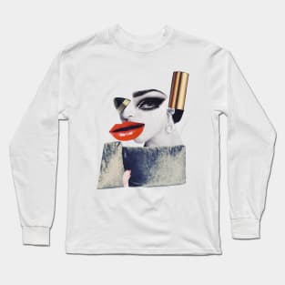 Elegant Vintage Lady Long Sleeve T-Shirt